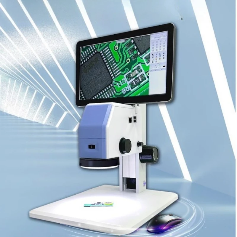 High Definition Industrial Electronic Microscope for PCB Measurement Mainboard Repair Inspection and
