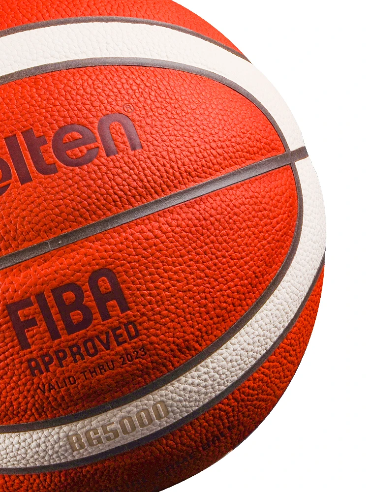 몰텐 BG5000 사이즈 7 풀 그레인 가죽 농구공 FIBA 인증 올림픽 실내 토너먼트 전문가용