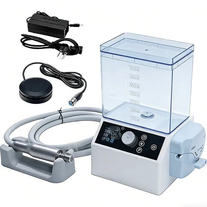 40000RPM Brushless Dental Micro Motor with Auto Water Supply Foot Pedal Control for Clinic