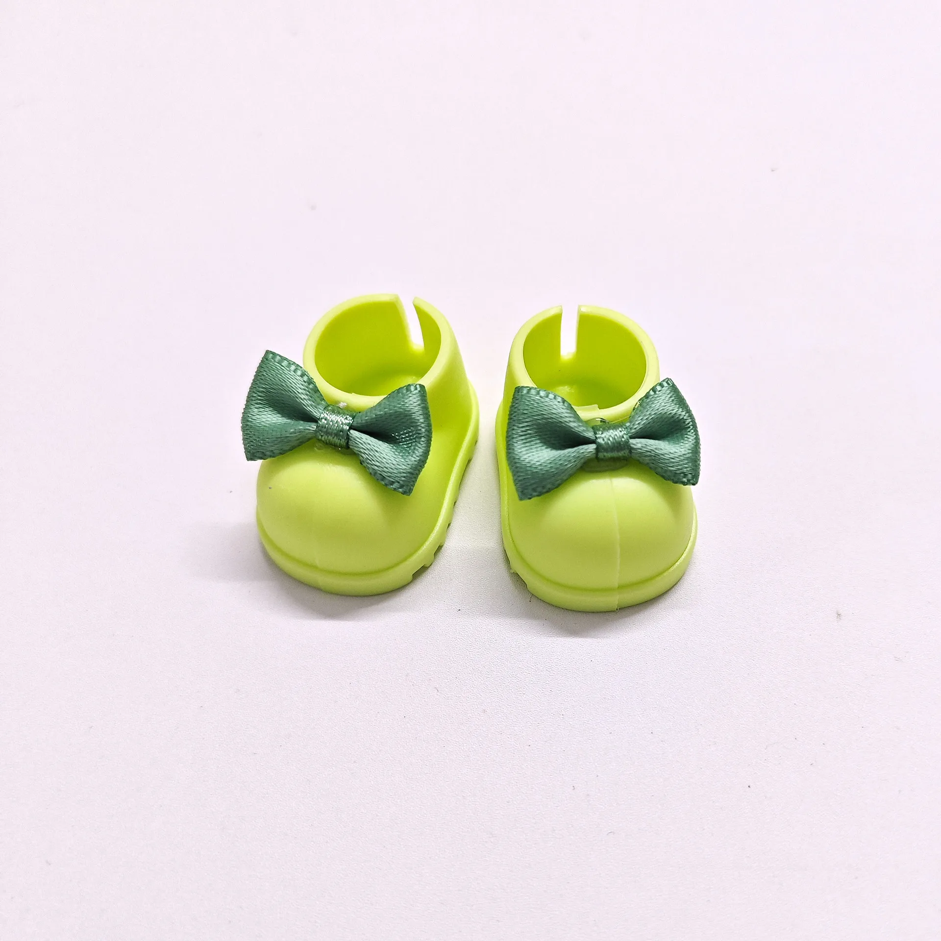 Para 17cm labubu mini boneca bonito arco mini sapatos estudante dedo do pé redondo design calçados conjunto boneca acessórios labubu roupas