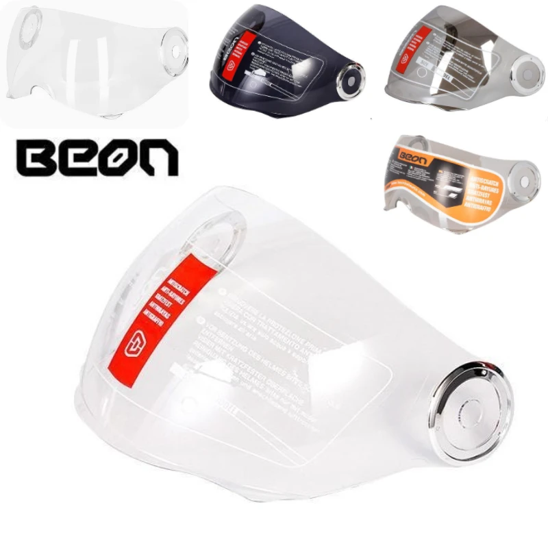 beon-helmet-short-lens-windshield-b-110-b-108-sunscreen-long-lens-durable-and-easy-to-replace