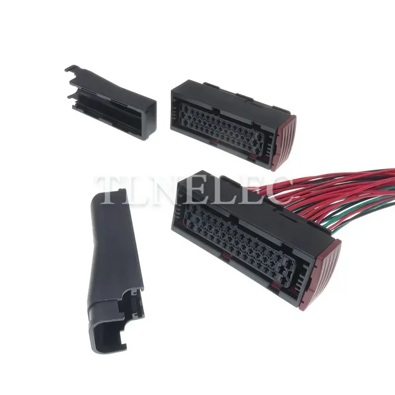 42 Pin Way Auto Electrical Car Connector With Wires Automotive Waterproof Sealed ECU Socket For TE 1-967281-1 0-965643-1