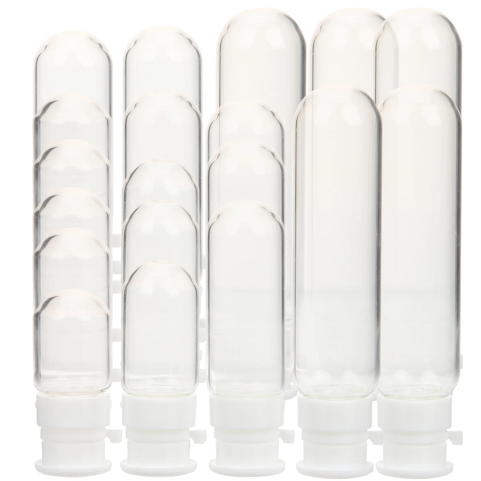 20Pcs 빈 유리 병 리필 용기 투명 미니 2Ml 3Ml 5Ml 10Ml 누출 방지 소형 여행용 병