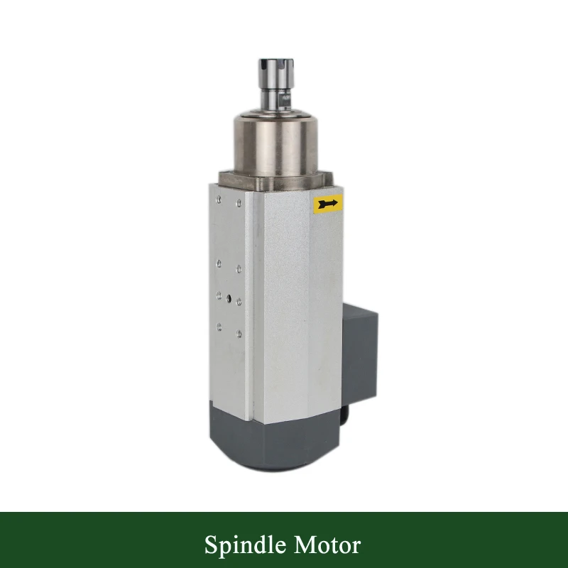 

Air Cooled Spindle Motor 0.55KW 0.75kw 12000RPM/18000rpm/24000rpm ER16 Square Spindle Motor For Wood/Plastic/Acrylic