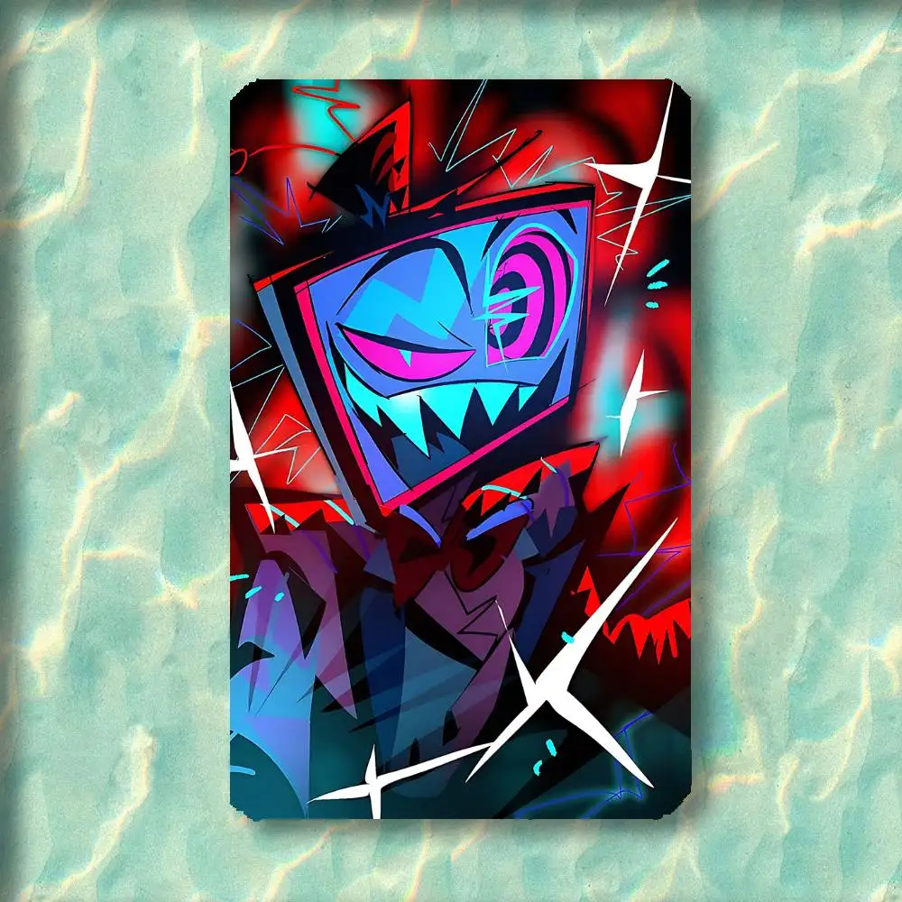 VOX Trust Us H-Hazbin Sticker Film Tape Skin for Credit Card Debit Card Cartoon Waterproof Stickers Small Chip
