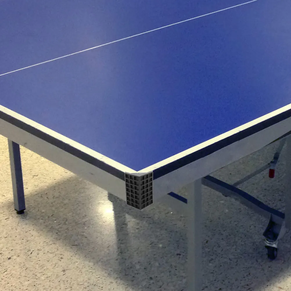 

4pcs Pingpong Corner Guard Protector For Table Tennis Plastic Durable Black Corner Wrap Easy Install No Tools Indoor Use
