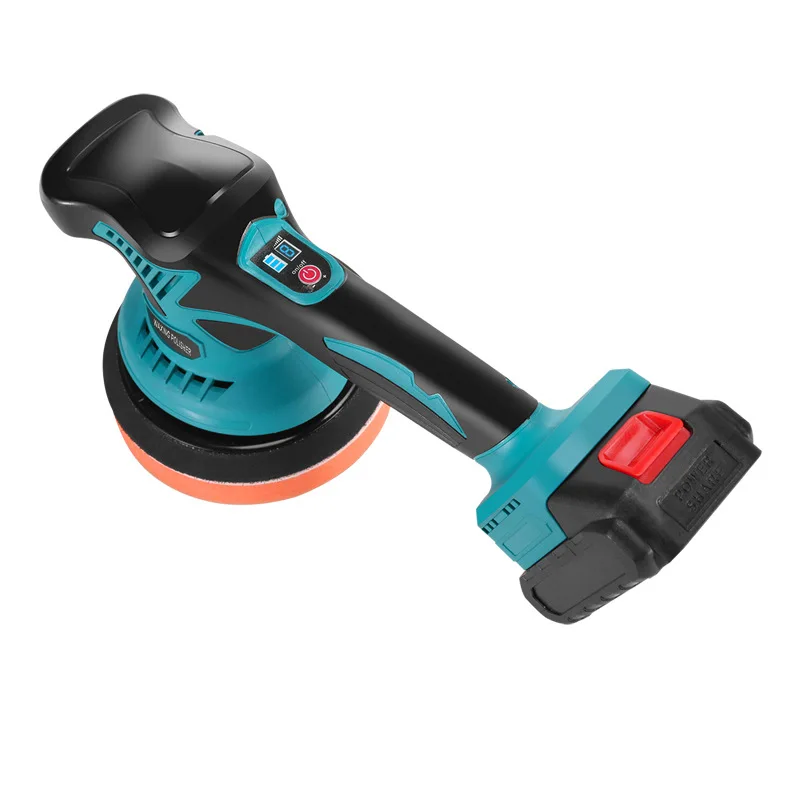 21V Adjustable Speed External Eccentric Polishing Machine Polishing and Waxing Machine Car Glaze Sealing Beauty Tool