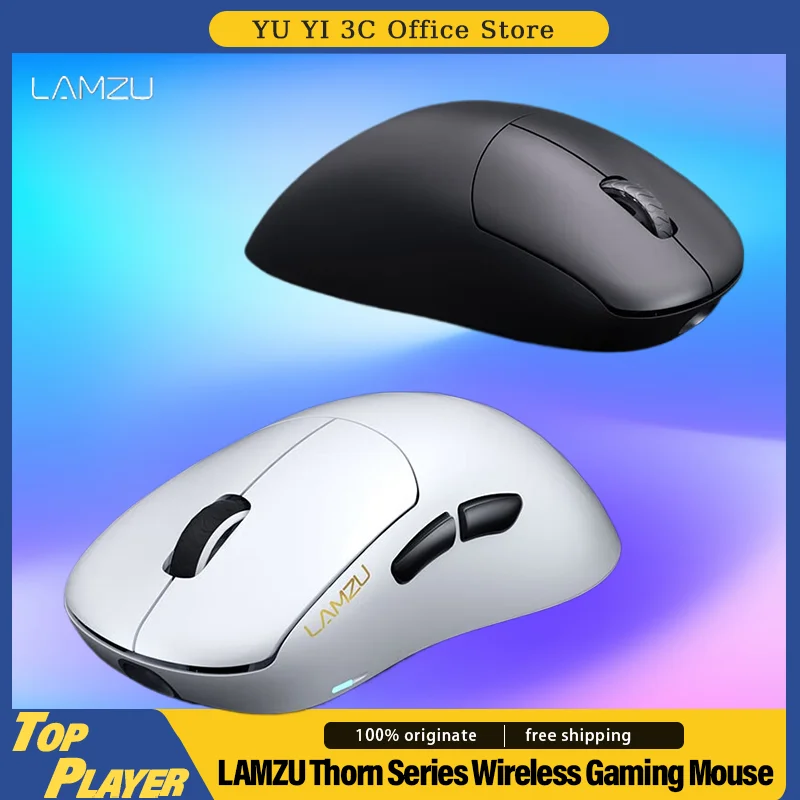 

LAMZU Thorn Series Gaming Mouse 2.4g Wireless 4k Polling 52g Lightweight Low Latency PAW3395 Nordic52840 Born for Game Valorant