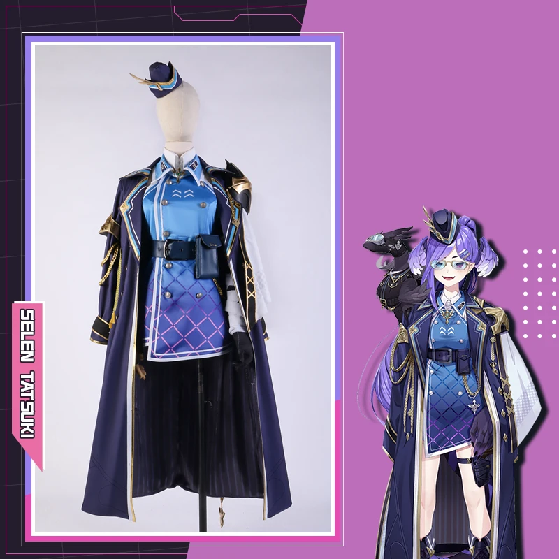 

Japanese animation virtual Vtuber Obsydia Selen Tatsuki cosplay clothing women's Christmas Halloween clothing pre-sale