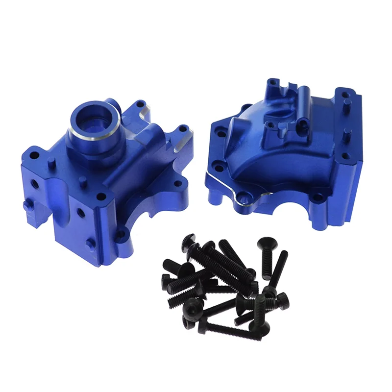 

Aluminum Front Rear Bulkhead Gearbox Housing 9529 for 1/8 Traxxas Sledge 95076-4 RC Car Upgrades Parts Accessories,Blue