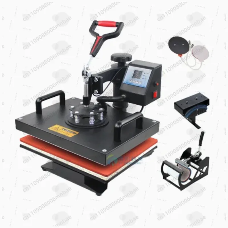 12*12CM 30*38CM 5 in 1 Combo Heat Press Printer Sublimation Machine Heat Press Machine for T-shirts Plates Cap Mug Phone Covers