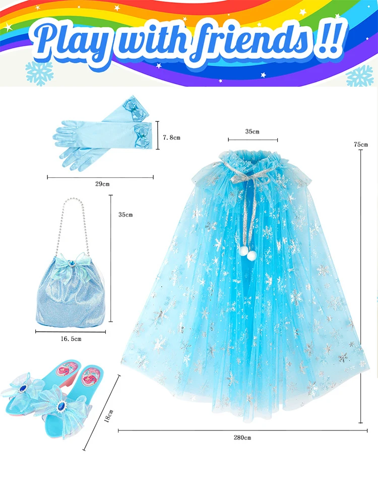 Prinzessin Kleider für Mädchen Kostüm Spielzeug Königin Kinder Cinderella Prinzessin Kleid Cosplay Geburtstag Party Kinder Kinder Karneval Mädchen