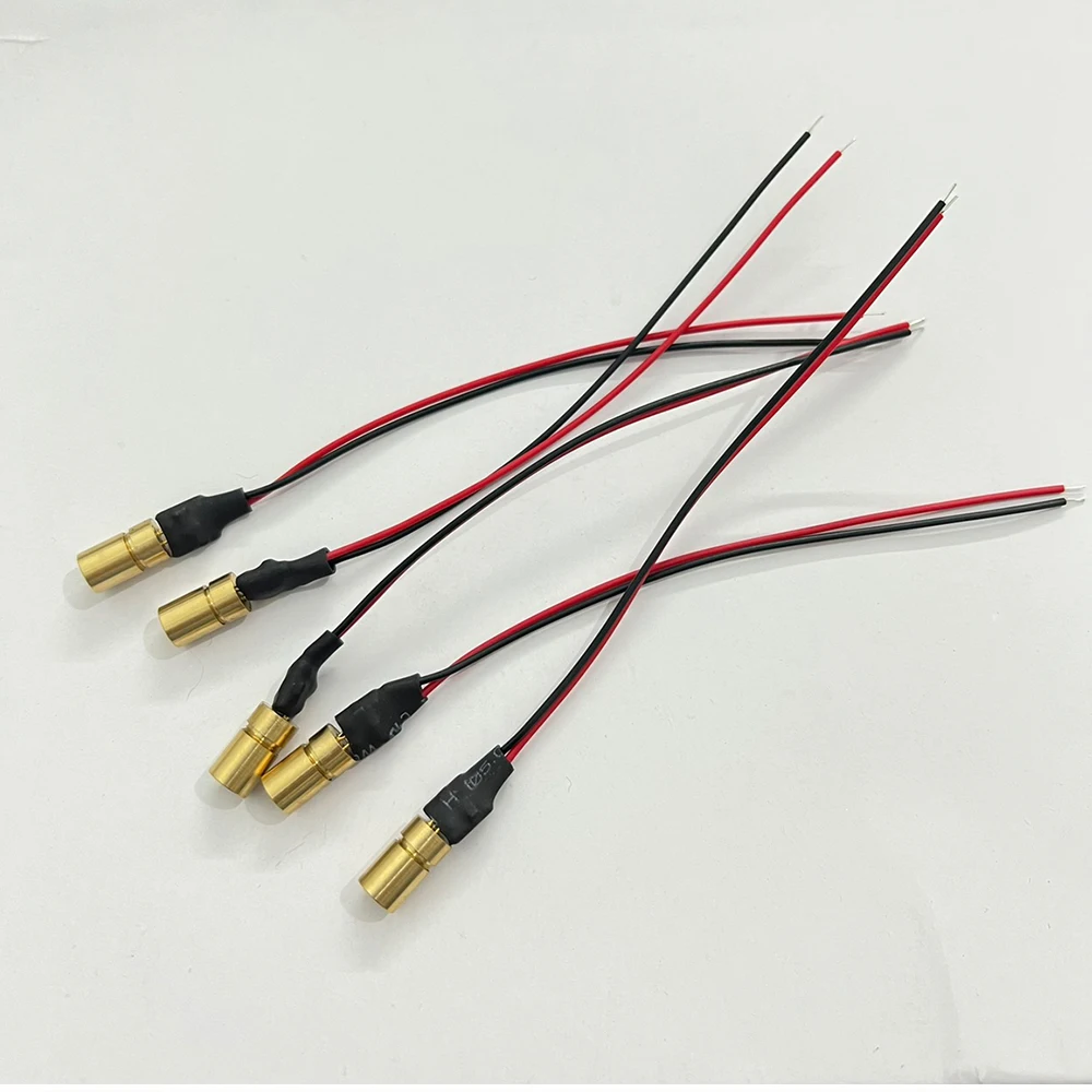 1pcs-10pcs IR Infrared 780nm 5mW 6X10mm 3V-5V Module LD Module Invisible Light Point Positioning Induction Emitter