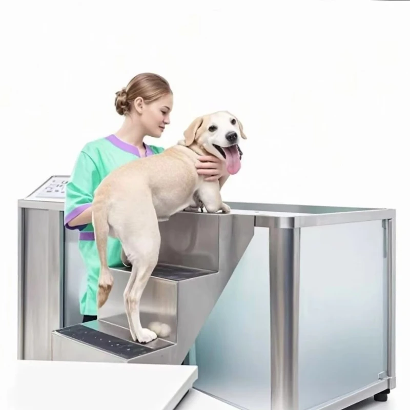 2026 Dog Spa Tub PJBTS-150 PJBTS-151 Micro Bubble Bath With Walk in Ramps Anima Grooming Tub