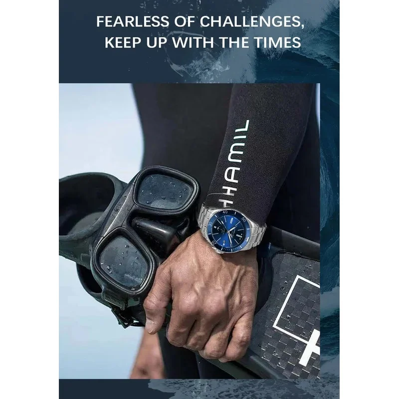 NORTH EDGE 2026 New Anchor Men's Mechanical Watch - Sapphire Crystal Automatic Movement Waterproof Timepiece Mechanical watch