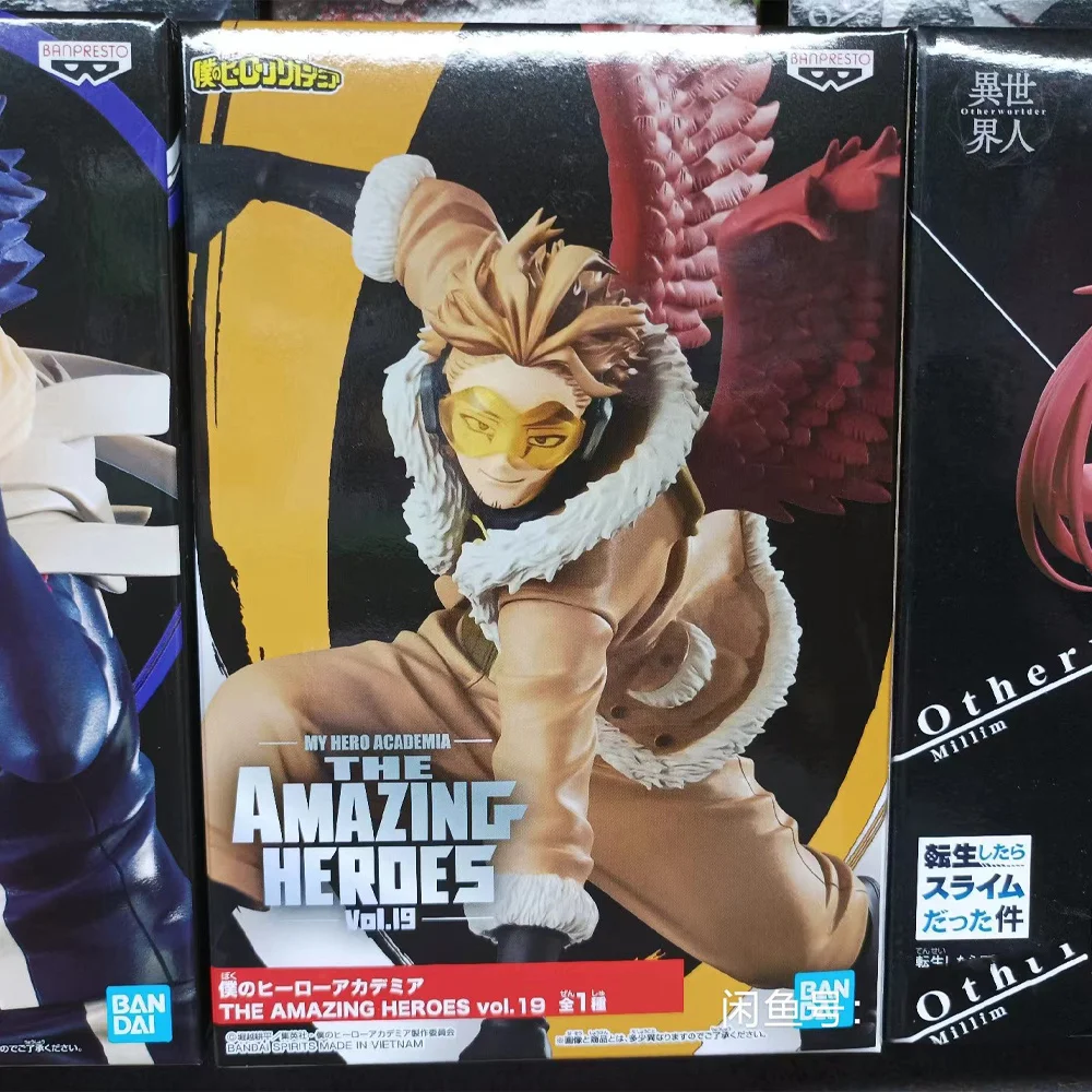 Bandai Banpresto Anime Figure Modèle Jouets, My ForeAcademia, Tokyo Ami, Keigo Hawks, Ornements à collectionner, Boîte à beurre, Original, En stock