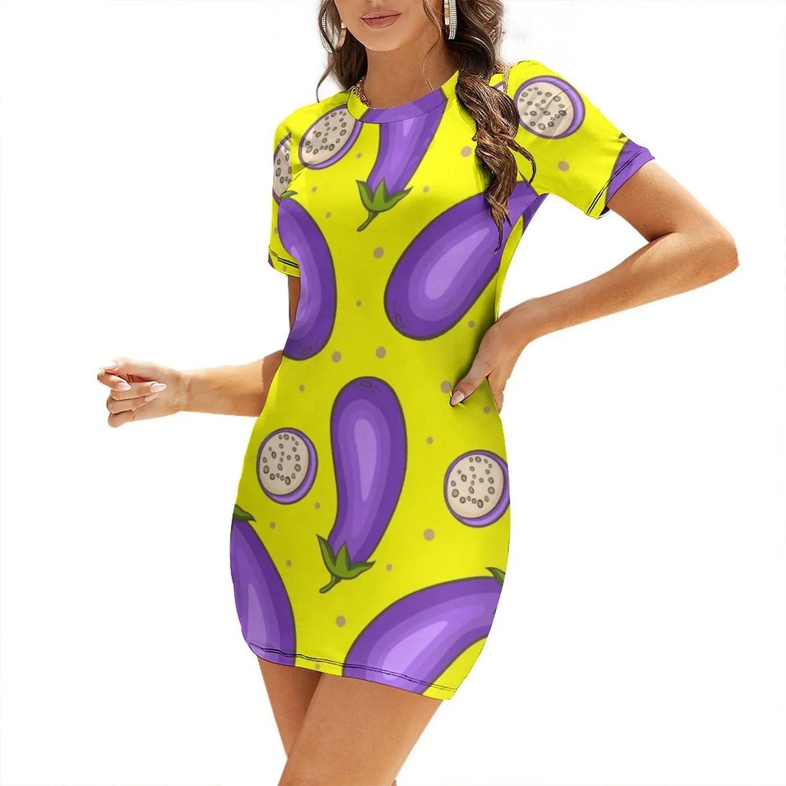

What Did You Eggspect Short Sleeved Dress prom dress 2025 luxury woman evening dress