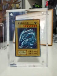 Yu-Gi-Oh Blue-eyed White Dragon Card Dedicated Display Stand Collection Acrylic Transparent Thickened Card Brick （No Card）