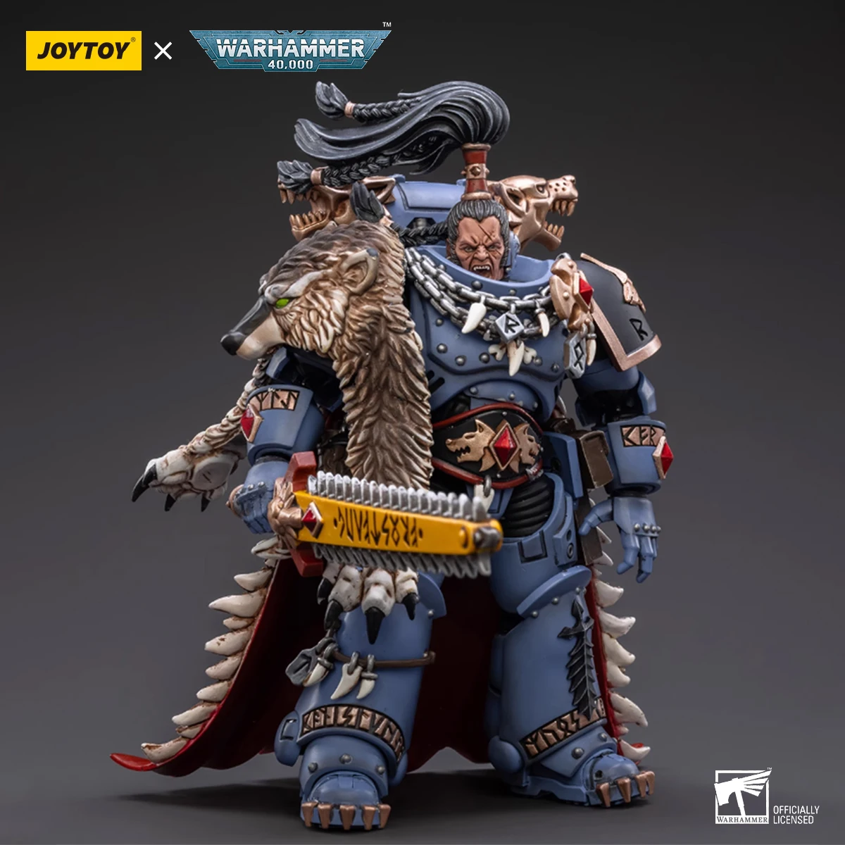 JOYTOY Warhammer 40k Space Wolves Action Figure Ragnar Blackmane Anime Figure Joints Movable Figure Collection Model Toys Gift