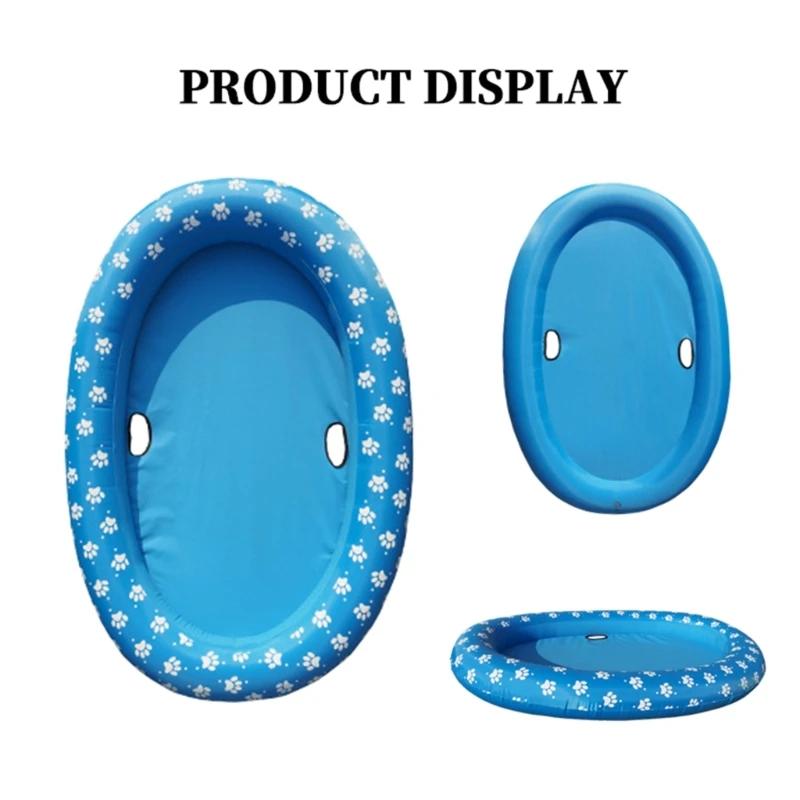 Flotador para perros para piscina, flotador inflable para natación perros para cachorros, balsa flotante para