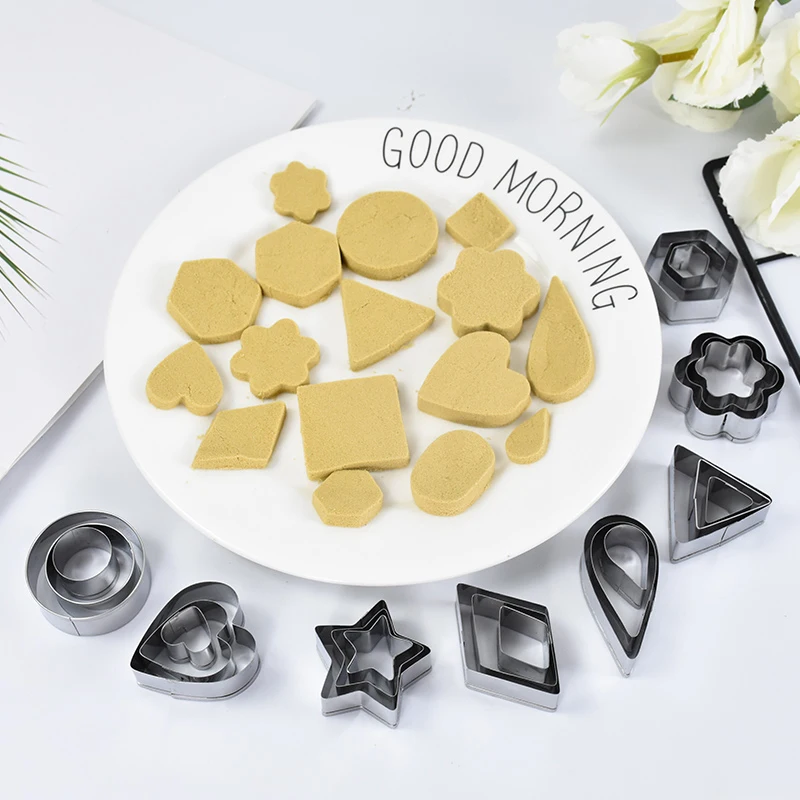 

Stainless Steel Sugar Biscuit Press Stamp Embosser DIY Fondant Chocolate Cake Mold Pastry Decor Baking Accesories Cookie Cutter