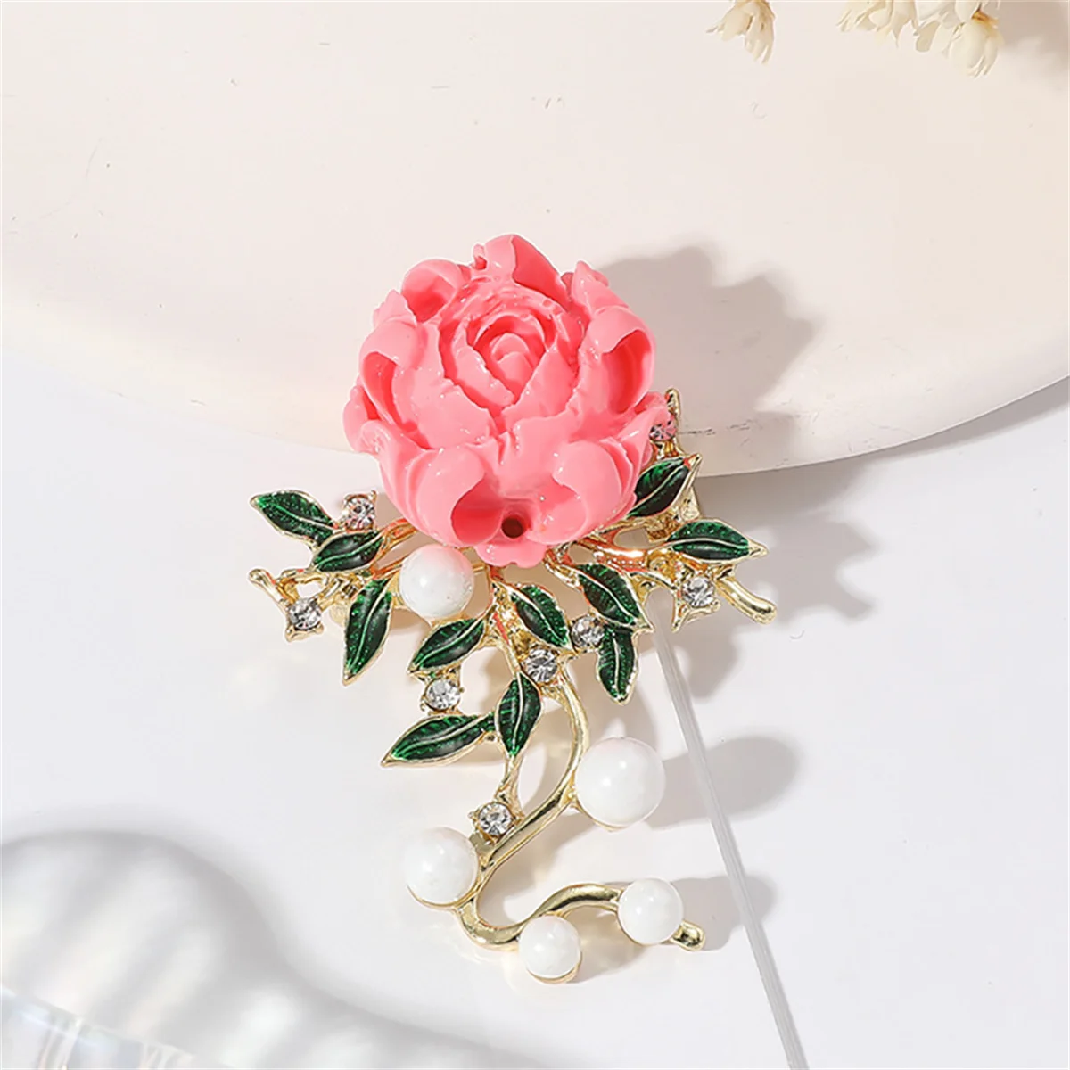 

1Pc Peony Flower Brooch for Men and Women Romantic and Exquisite Luxury Jewelry Accessories Fashion Party Birthday Gifts 2024