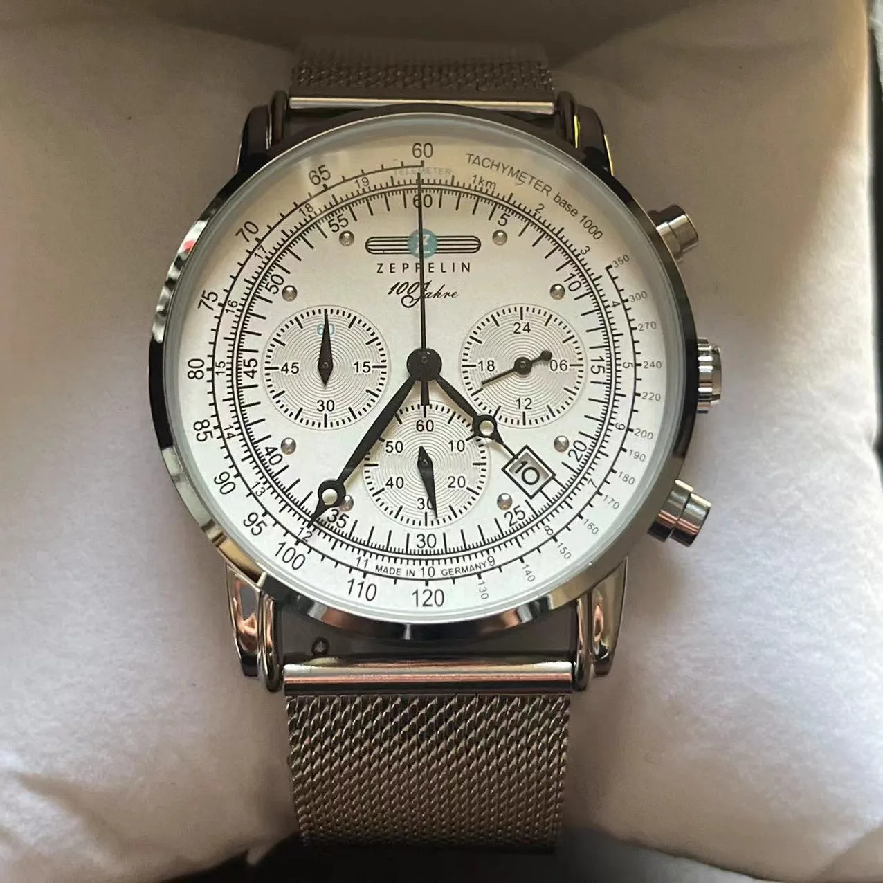 Jam Tangan Chronograph Retro Mewah Pria Zeppelin Fashion 2026 - Edisi Peringatan Klasik Otomatis Kasual Bisnis