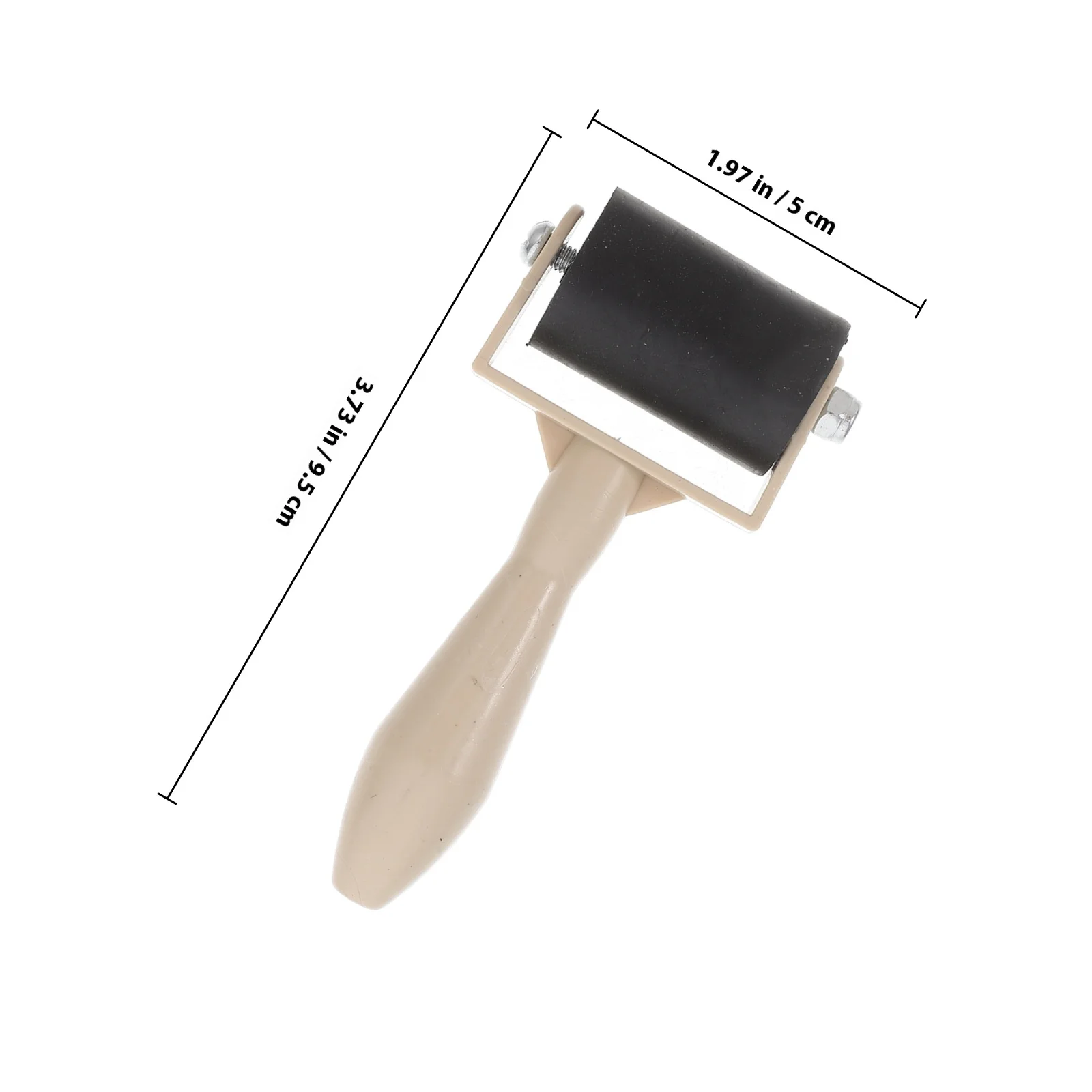 6Pcs Plastic Printmaking Roller Set Ideal for Ink Application on Metal Plates Smooth Rolling Action Lightweight and