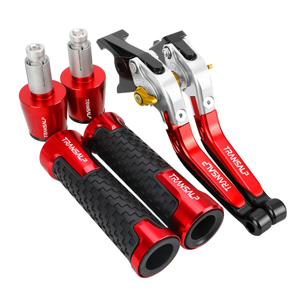 

2001-2007 FOR Honda Transalp650 Transalp 650 Motorcycle Accessories Aluminum Adjustable Brake Clutch Levers Handbar End Grips