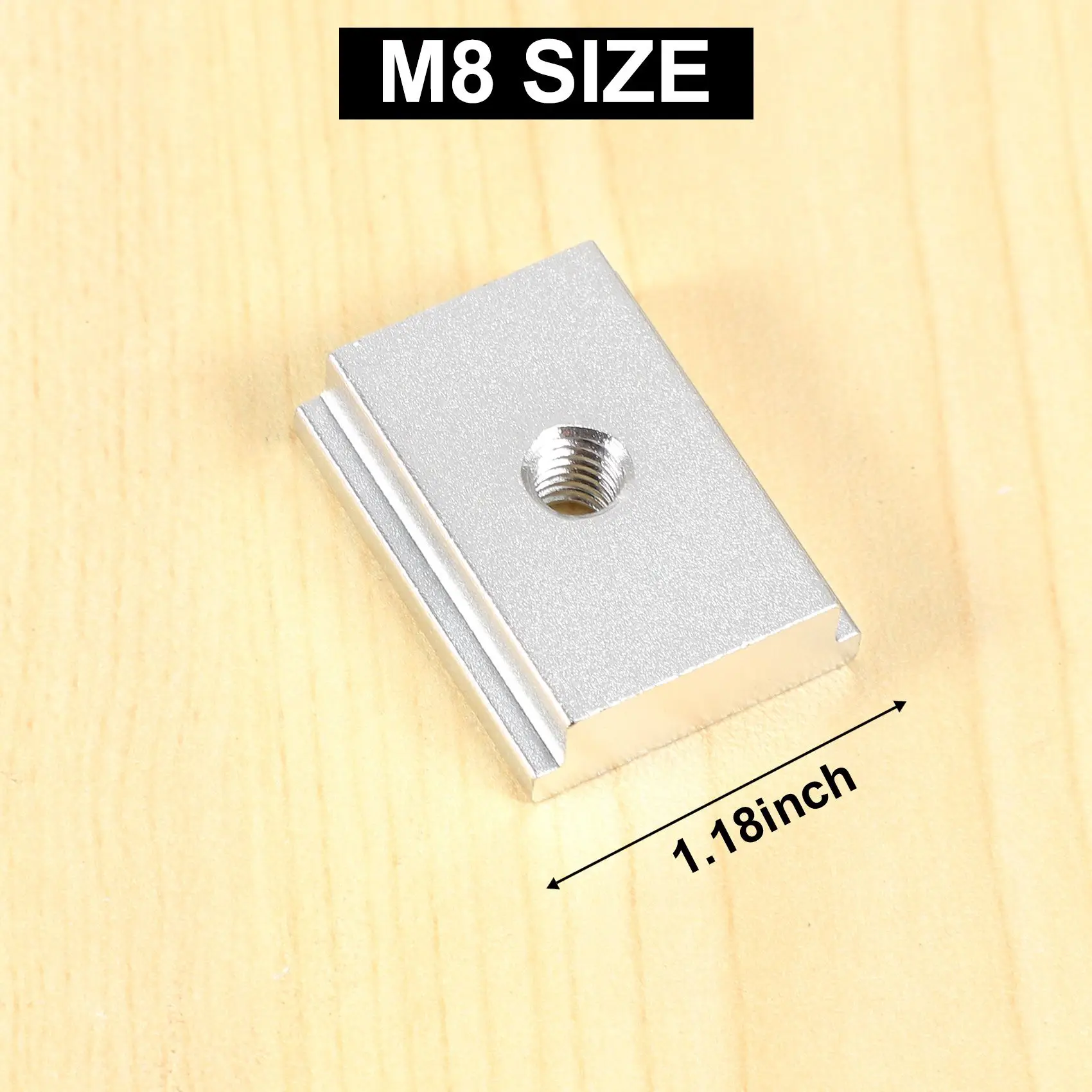A1282FHOT]M6 T-Track Slider Sliding Nut Aluminum Alloy T Slot Nut For Woodworking Tool Jigs Screw Slot Fastener 10Pcs