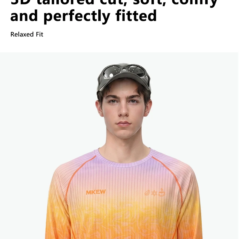 MKEW Unisex-Radtrikot im Casual-Stil, atmungsaktive, lockere Damenbekleidung, nicht schwitzendes Herren-Radtrikot, Fahrradbekleidung – Detail 8