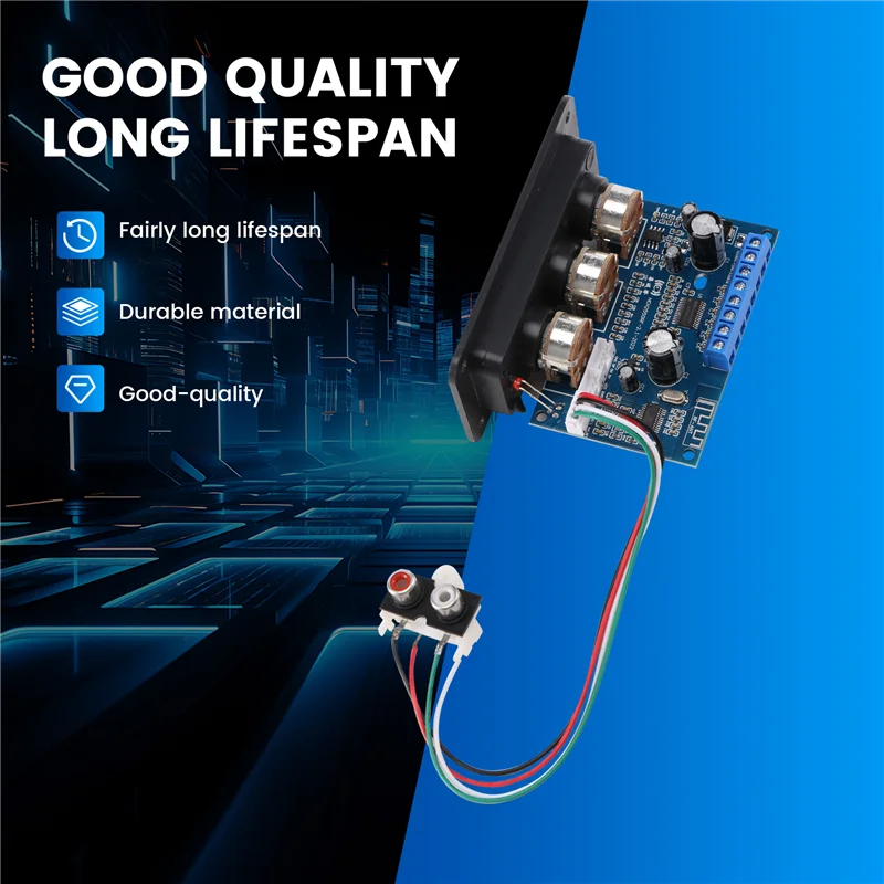 -ABGY 2.1 قناة مكبر كهربائي رقمي مجلس + AUX كابل الصوت 2X25 واط + 50 واط BT5.0 مضخم الصوت فئة D مكبر للصوت مجلس DC12-20V