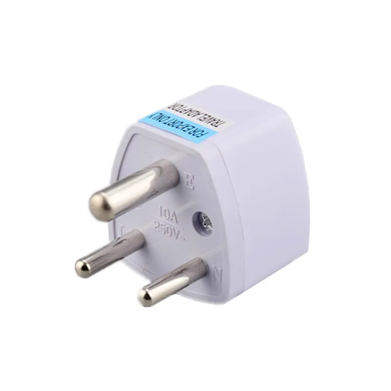 250V 1PCS Universal UK/US/EU/AU to Small South African 3pin Travel Plug India South Africa Converter Adapter plug Adaptor