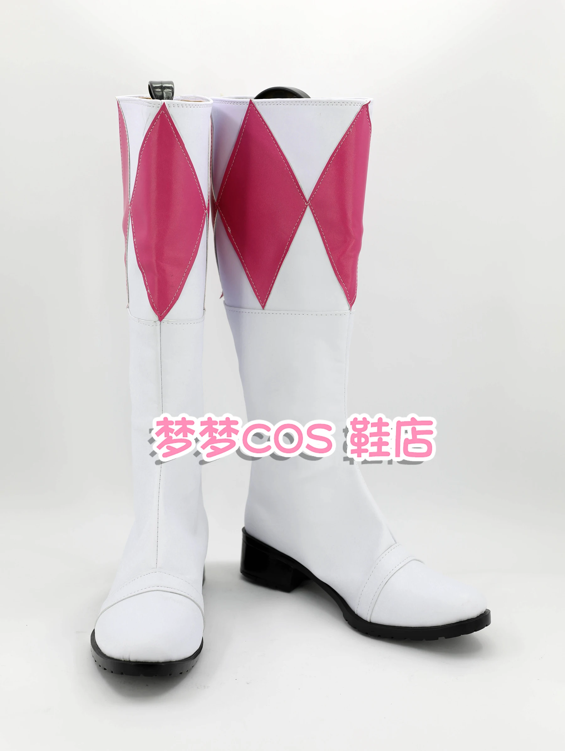 Female Ranger Cosplay Pink Zyuranger Mei Cosplay Shoes Boots Power Ptera Shoes Custom Made