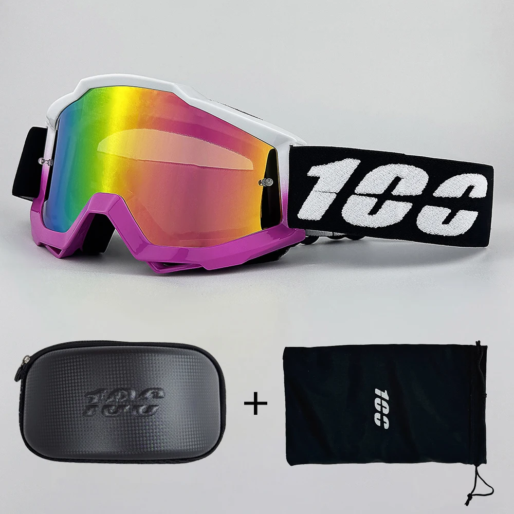 

100 Motocross Goggles HD Lens Men Motorcycle Eyeglasses Riding Glasses Women Moto MX MTB Glasses Dirt Bike Accessories