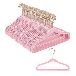 10PCS Premium Toddler Baby Velvet Hangers Non-Slip Baby Hangers Ultra-Slim Space-Saving Children Hangers 360° Swivel Hook Hanger