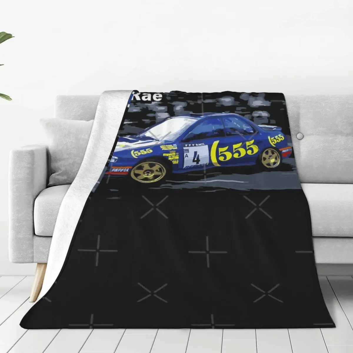 Wrc 555 Colin McRae GC8 Blanket Bedspread On The Bed Living Room Bedspreads For Double Bed For Bed