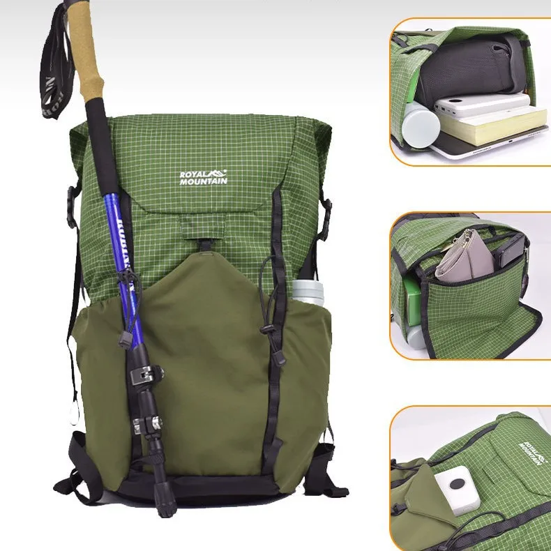 

25L Dalima Cut-proof Backpack New Outdoor Lightweight Rollable Foldable Hiking Leisure Storage Bag