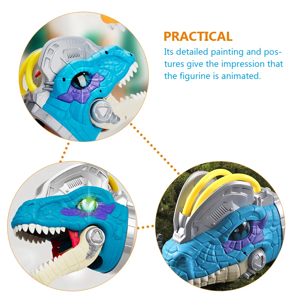 Brinquedo de fantoche de mão de dinossauro, fantoches de animais realistas para crianças, brinquedos criativos de dinossauro, presentes educativos, mão de desenho animado