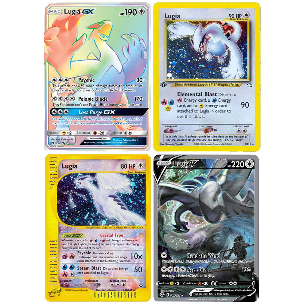 4PCS Pkm Cards Char…