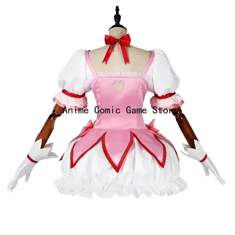 In Stock Kaname Madoka Akemi Homura Cosplay Combats Anime Puella Magi Magica School Uniforms Halloween Party Outfits for Women