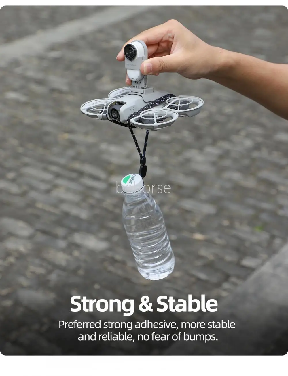 ل DJI Neo مقاومة للصدمات قابل للتعديل محول تركيب قوس ل Insta360 GO 3S/GO 3 ملحقات طائرة بدون طيار