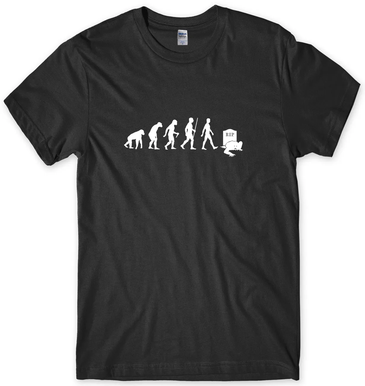 Evolution Of A Zombie Mens Funny Unisex T-Shirt