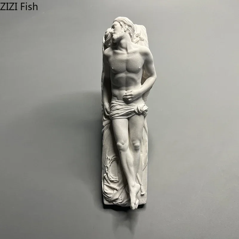 Creative Sleeping Figures Plaster Statue Desk Decoration Ornaments Artwork Sleeping Characters Sculpture Room Aesthetic Decor