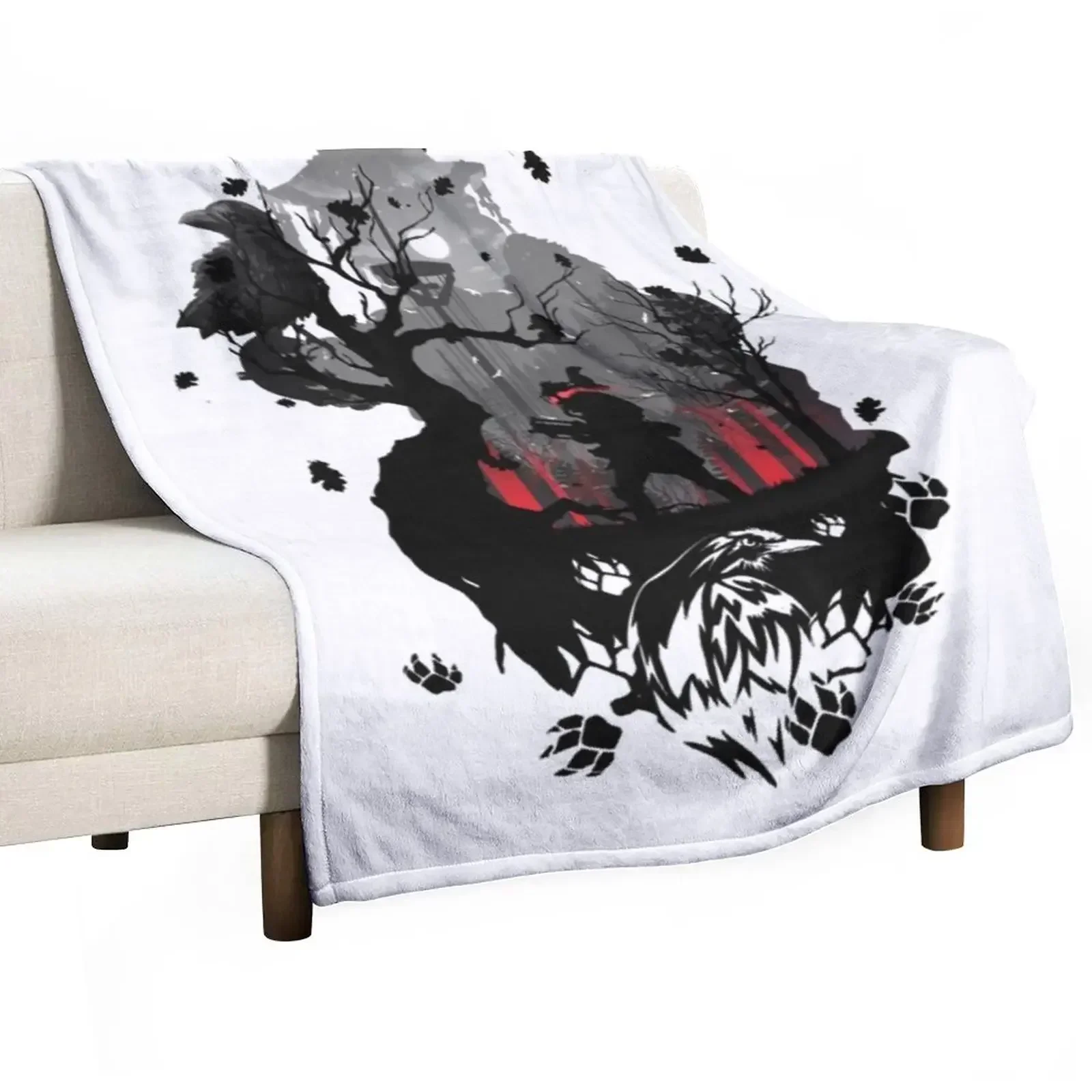 Apex Legends Bloodhound Shirt Throw Blanket Moving Flannels Beach Blankets