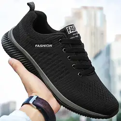 Summer Breathable Men's Casual Shoes Mesh Breathable Man Casual Shoes Fashion Moccasins Lightweight Men Sneakers Hot Sale 35-47