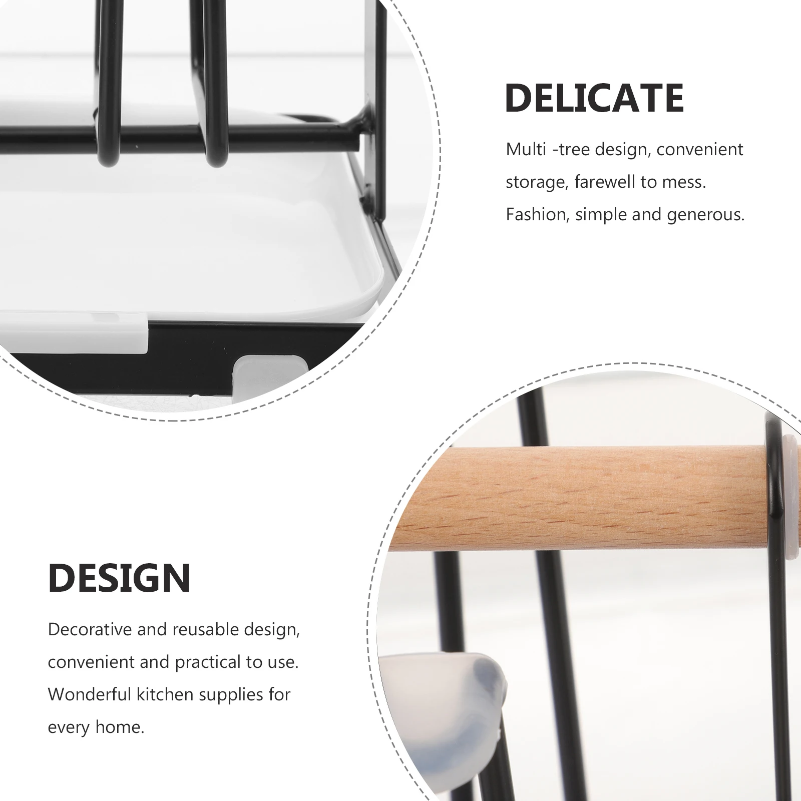 

Sturdy Iron Holder Display Stand Coffee Mug Rack Home Kitchen Cafe Carbon Steel Storage Shelf Tea Cup Saucer Rack Coffee