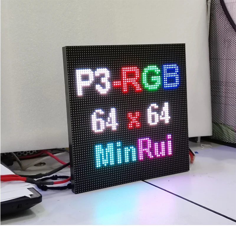 P3 HD Indoor Voll Farbe SMD RGB LED Video Zeichen 192x192mm Matrix Led-anzeige Modul 64x64 pixel Hohe Auflösung 1/32 Scan Hub75