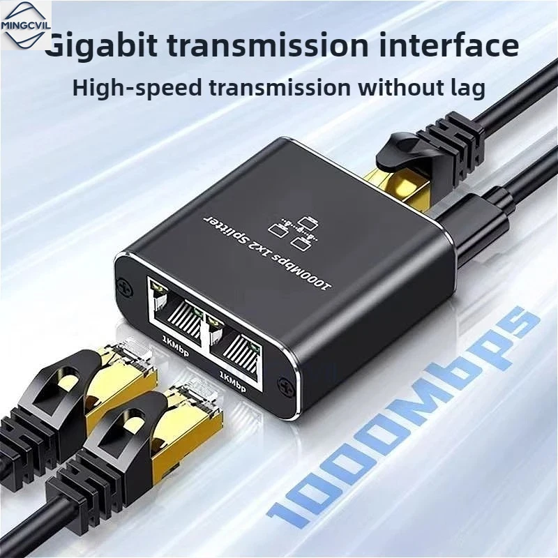 

Гигабитный Ethernet-коммутатор Rj45, разветвитель LAN, гигабитный удлинитель, сетевой разъем 1000 Мбит/с, 1–2 для ПК, ноутбука, ТВ-приставки, маршрутизатора