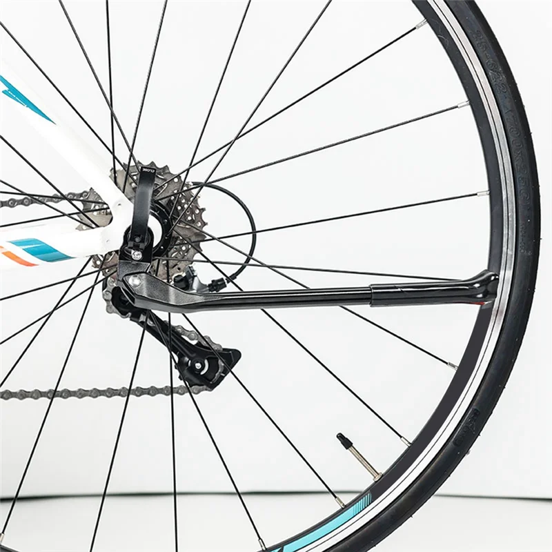 

RIRI Aluminum Alloy Quick Release Road Bicycle Side Kickstand Bicycle Accessories Mountain Bike Support Kick Stand Foot Brace